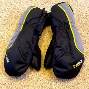 Kids Head Mittens - easy on/off with zipper!